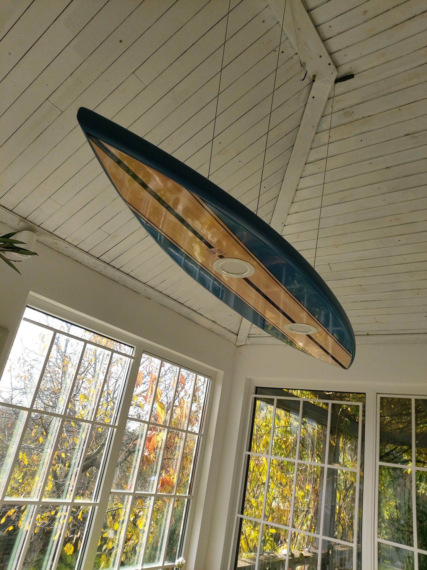 48 inch Surfboard Shaped Ceiling Chandelier - Pool Billiard Table Light