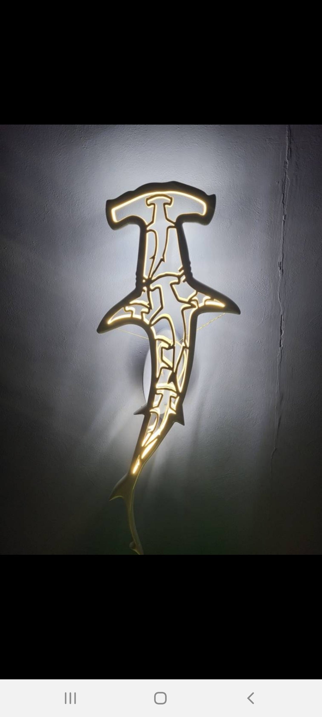 39 inch Unique Shark Hammer Ceiling Chandelier: Nautical Home Decor