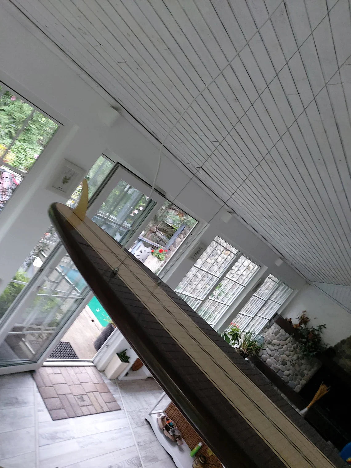 50 inch Surfboard Shaped Ceiling Chandelier - Pool Billiard Table Light