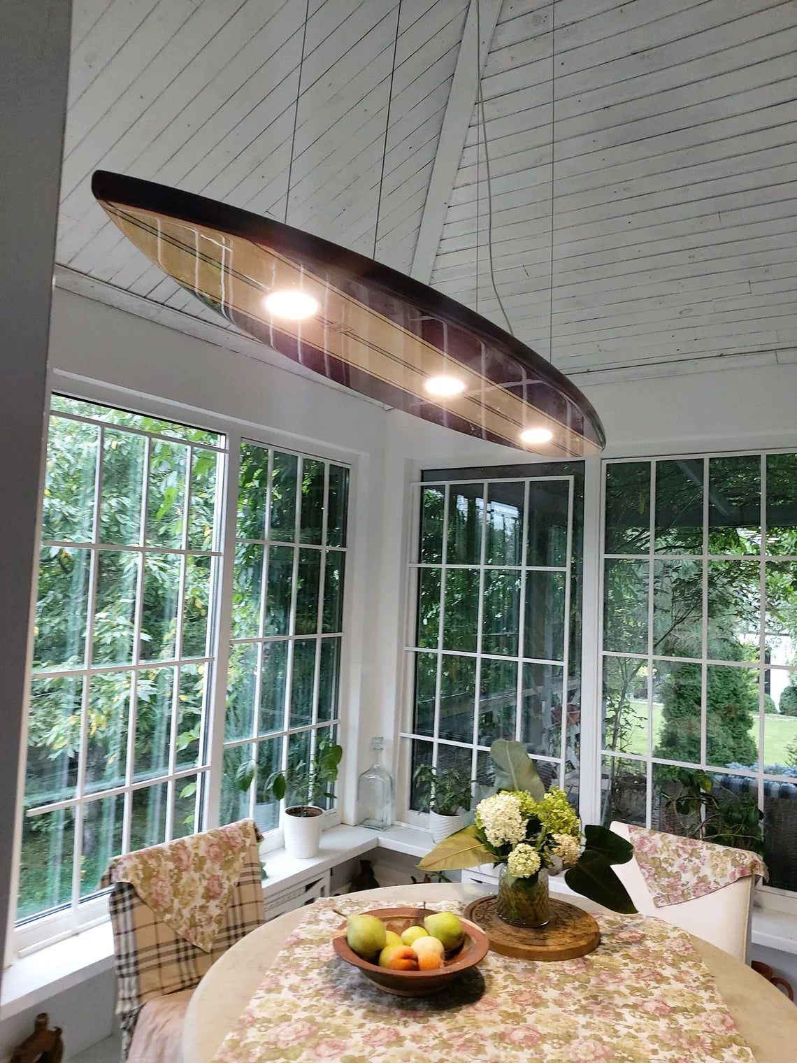 50 inch Surfboard Shaped Ceiling Chandelier - Pool Billiard Table Light