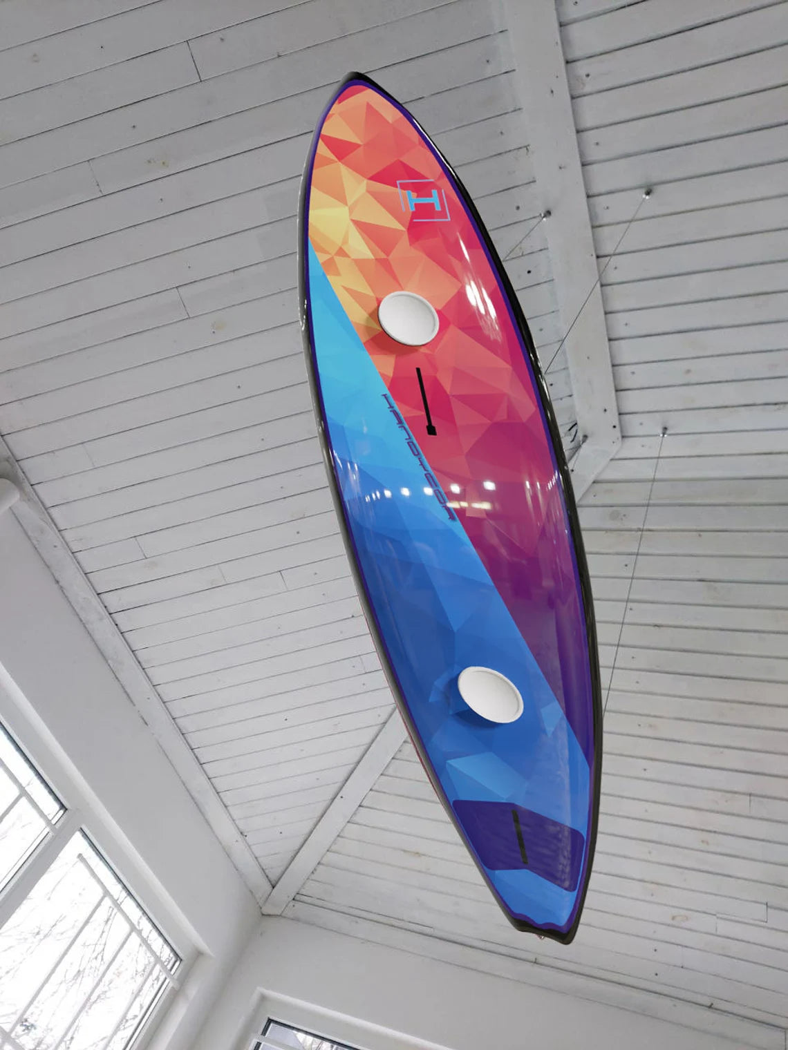 Multicolor Surfing Board Shaped Ceiling Chandelier - Pool Billiard Table Light