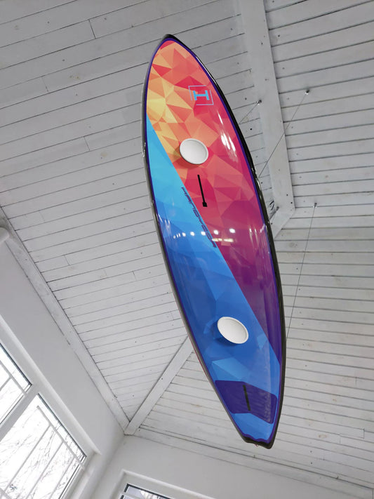 Multicolor Surfing Board Shaped Ceiling Chandelier - Pool Billiard Table Light