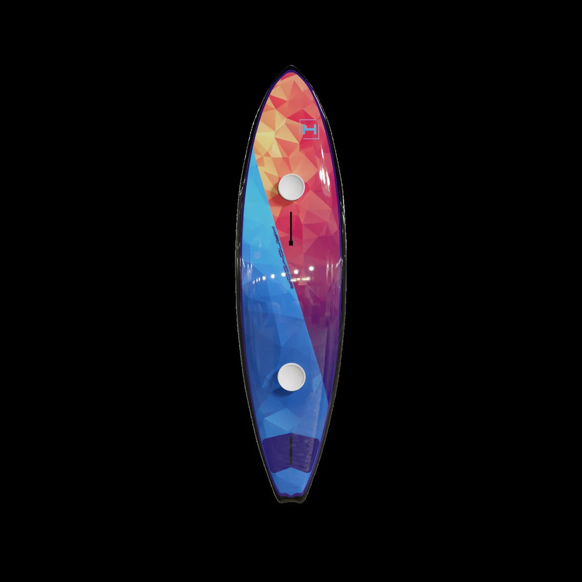 Multicolor Surfing Board Shaped Ceiling Chandelier - Pool Billiard Table Light