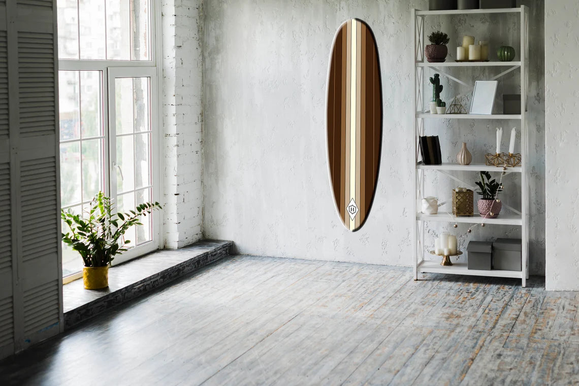 Monstera Surfboard Wall Art - Surfers gift, Tropical, Сhild's room Decor