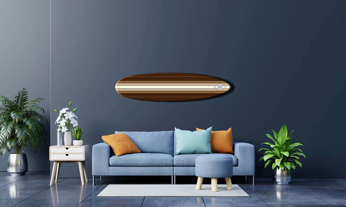 Monstera Surfboard Wall Art - Surfers gift, Tropical, Сhild's room Decor