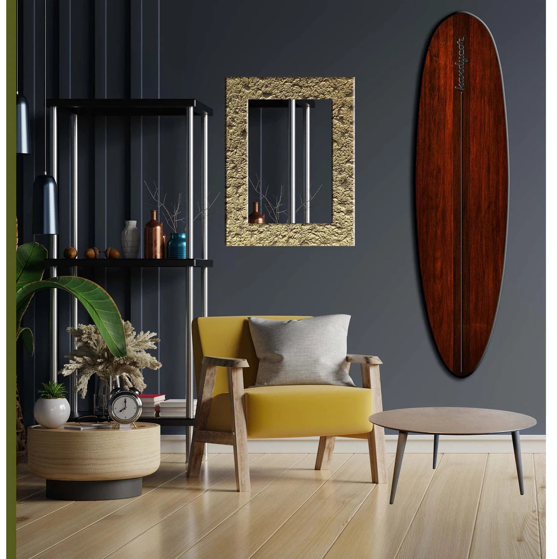 Maori Surfboard Wall Art - Surfers gift, Bar Decor, Beach Decor, Maori Decor