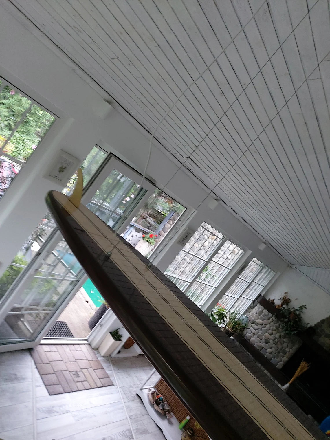 Surfboard Shaped Ceiling Chandelier - Pool Billiard Table Light