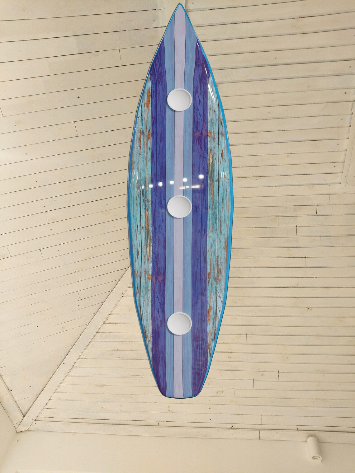 Surfboard Shaped Ceiling Chandelier - Pool Billiard Table Light