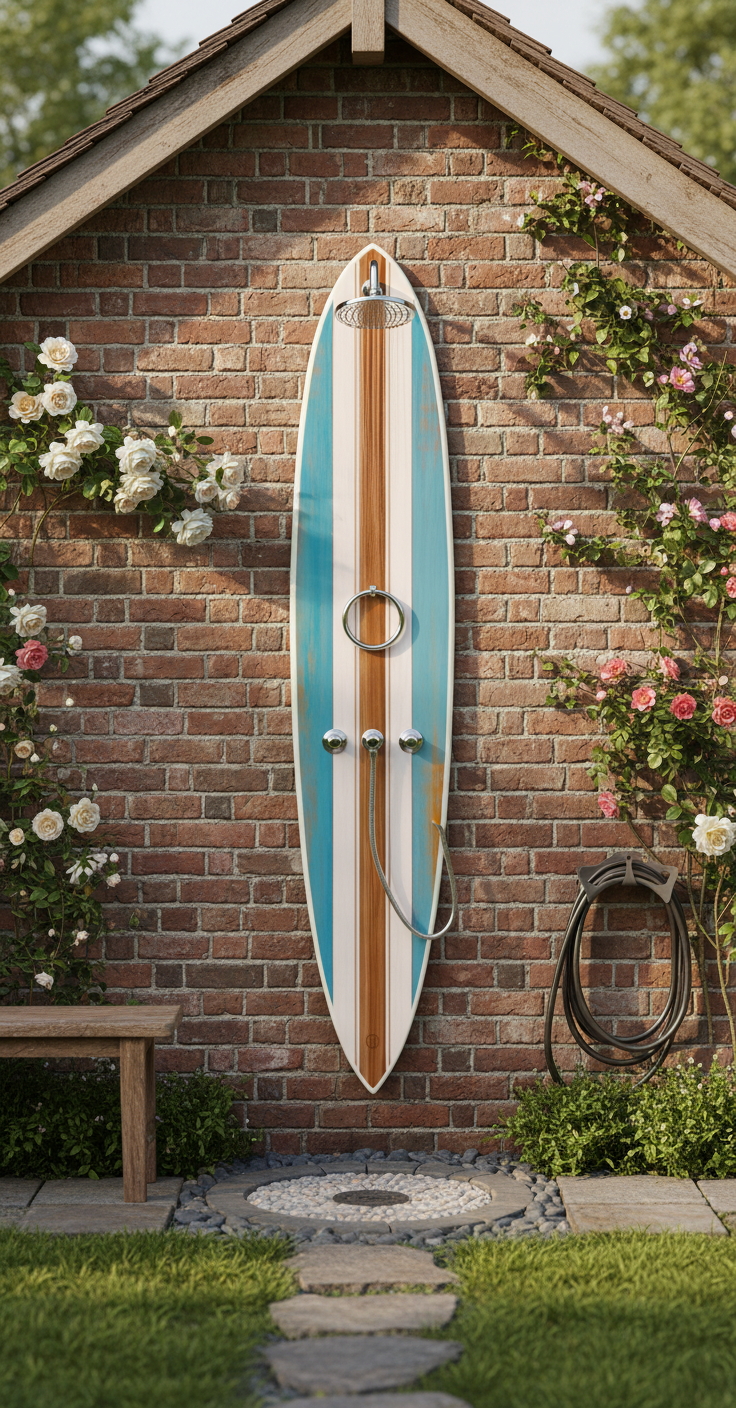 Pacific Drift — Outdoor Shower Panel