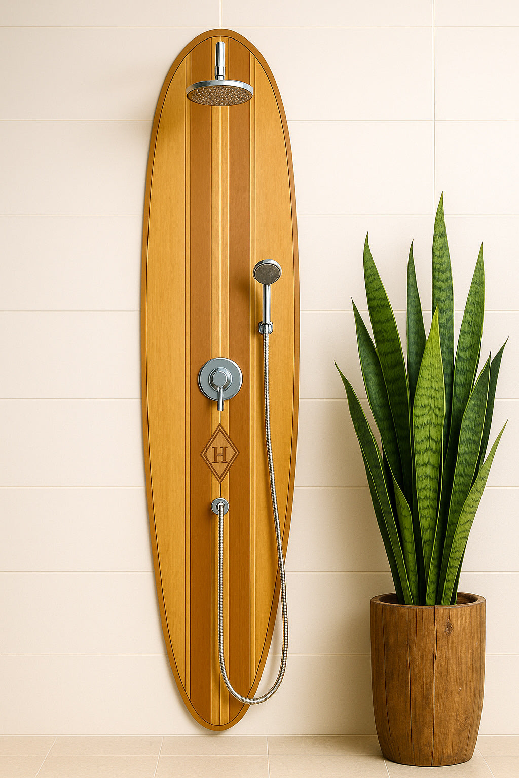Heritage Longboard — Outdoor Shower Panel