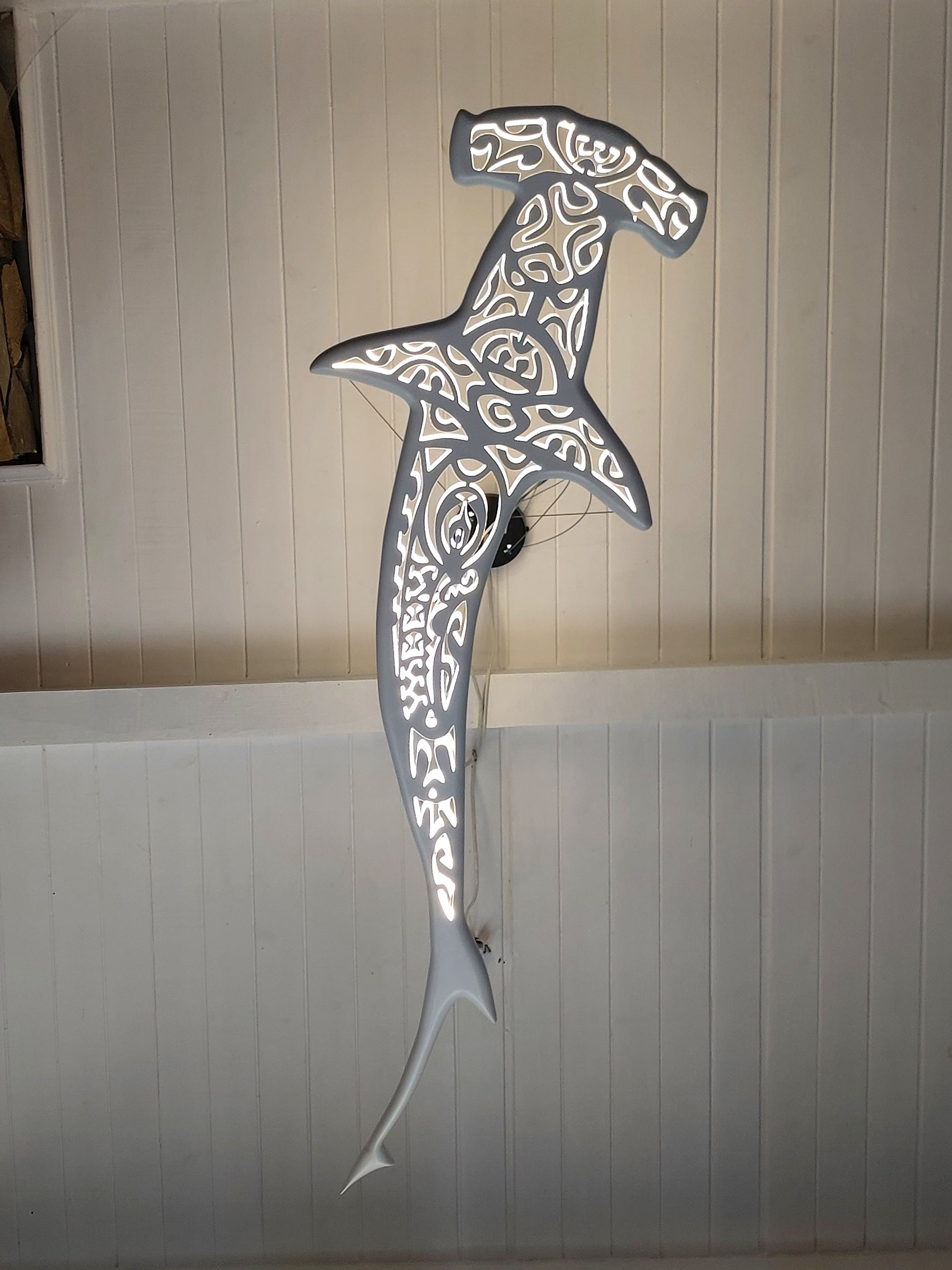 Hammerhead Shark Ornament - Nautical Holiday Decor - Coastal