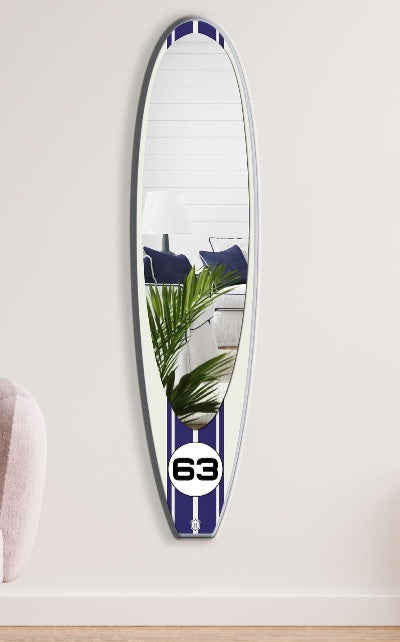 66 inch Surfboard Bar Mirror - Bar Wall Mirror