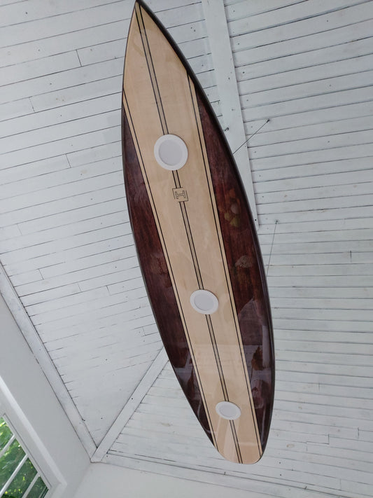 Surfboard Shaped Ceiling Chandelier - Pool Billiard Table Light