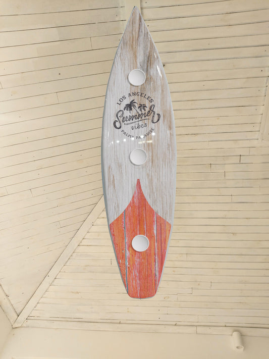 Surfboard Shaped Ceiling Chandelier - Pool Table Lights