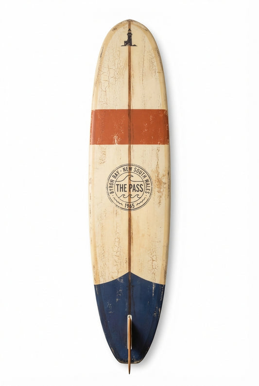 Vintage Surf Decor – Byron Bay — The Pass Board, Byron Bay, NSW (WSH Series)