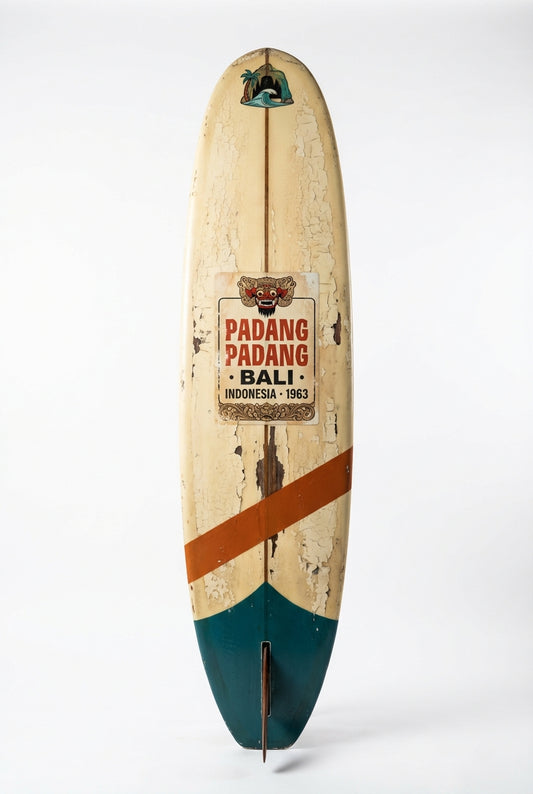 Vintage Surf Decor – Padang Padang Board, Bali, Indonesia (WSH Series)