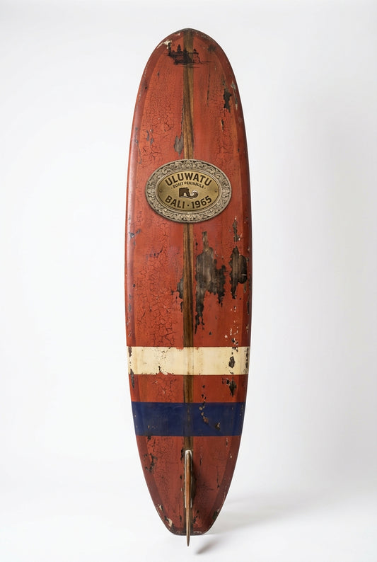 Vintage Surf Decor – Uluwatu Board, Bukit Peninsula, Bali (WSH Series)