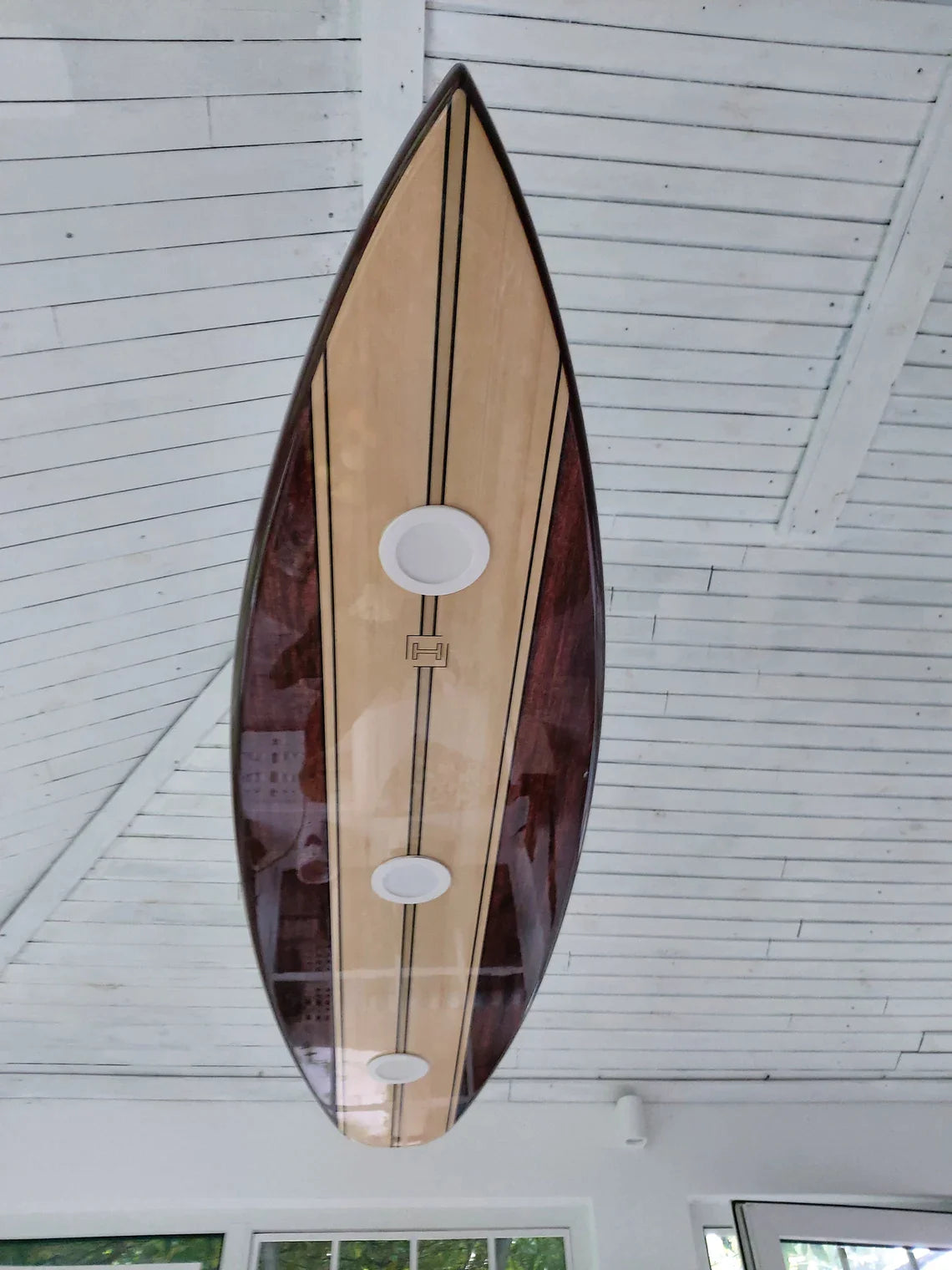 50 inch Surfboard Shaped Ceiling Chandelier - Pool Billiard Table Light