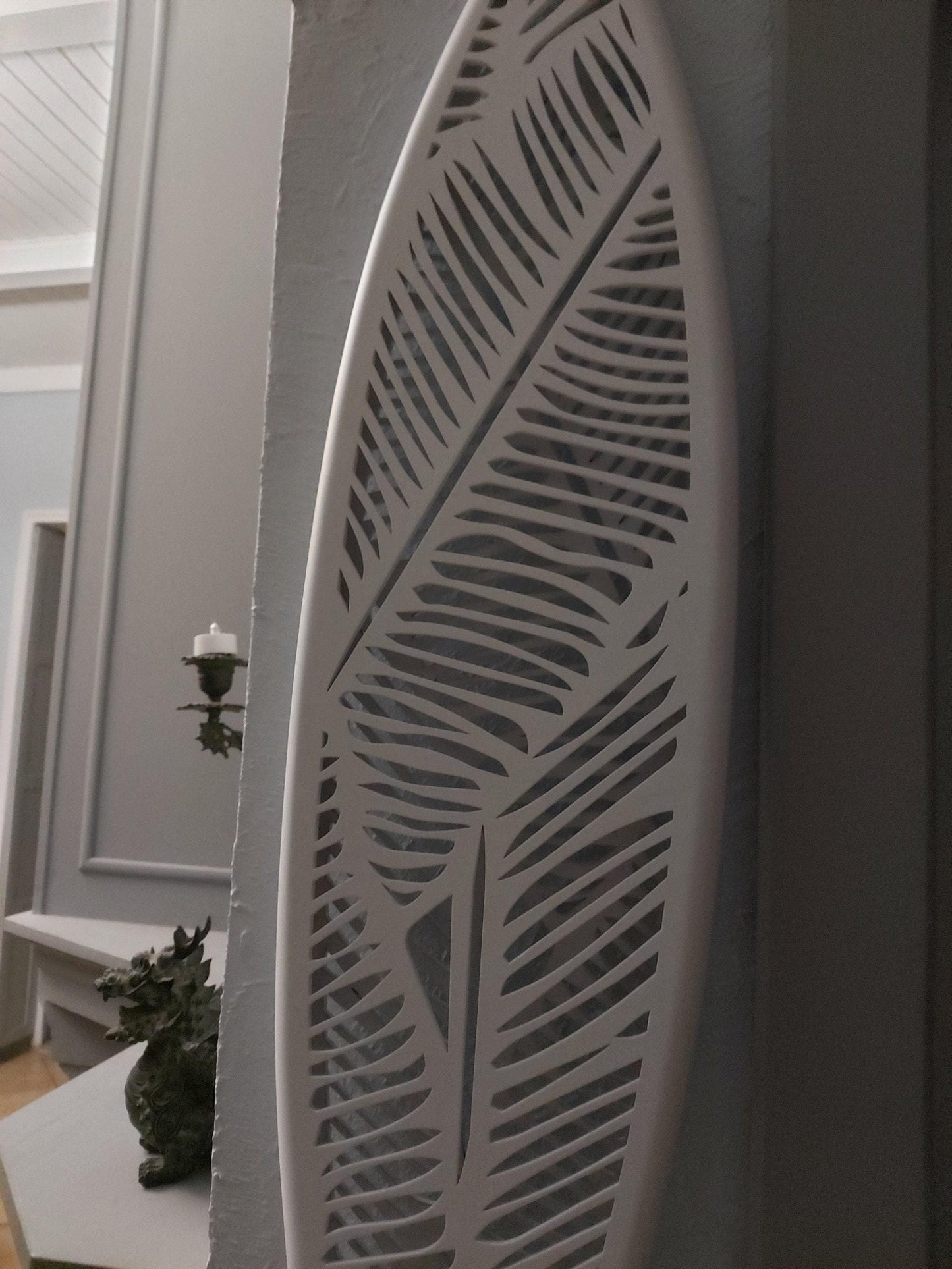 Palm Leaf LED Ceiling Light – Tropical Elegance in Motion