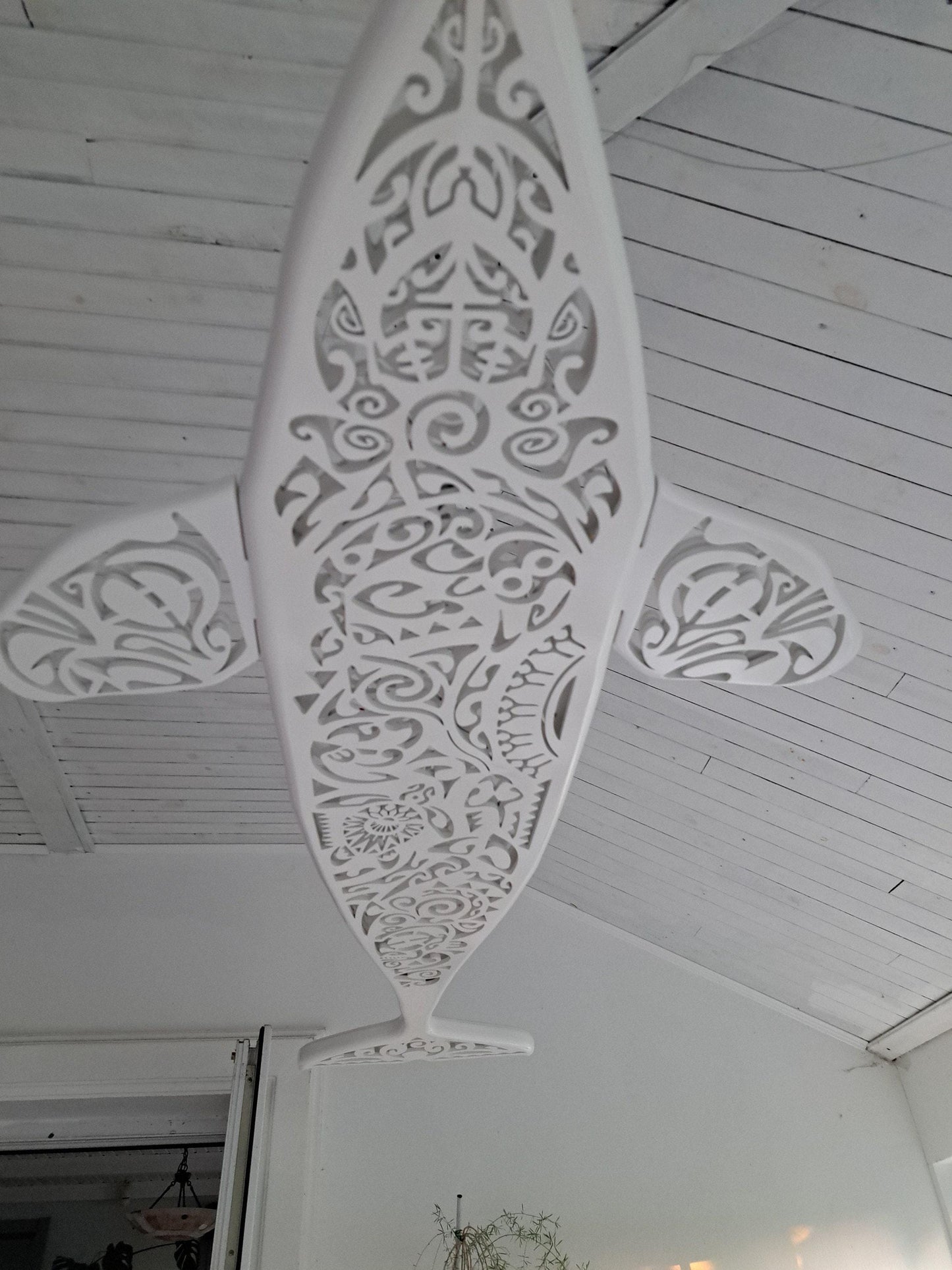 Orca Ceiling Light – Maori Ocean Spirit