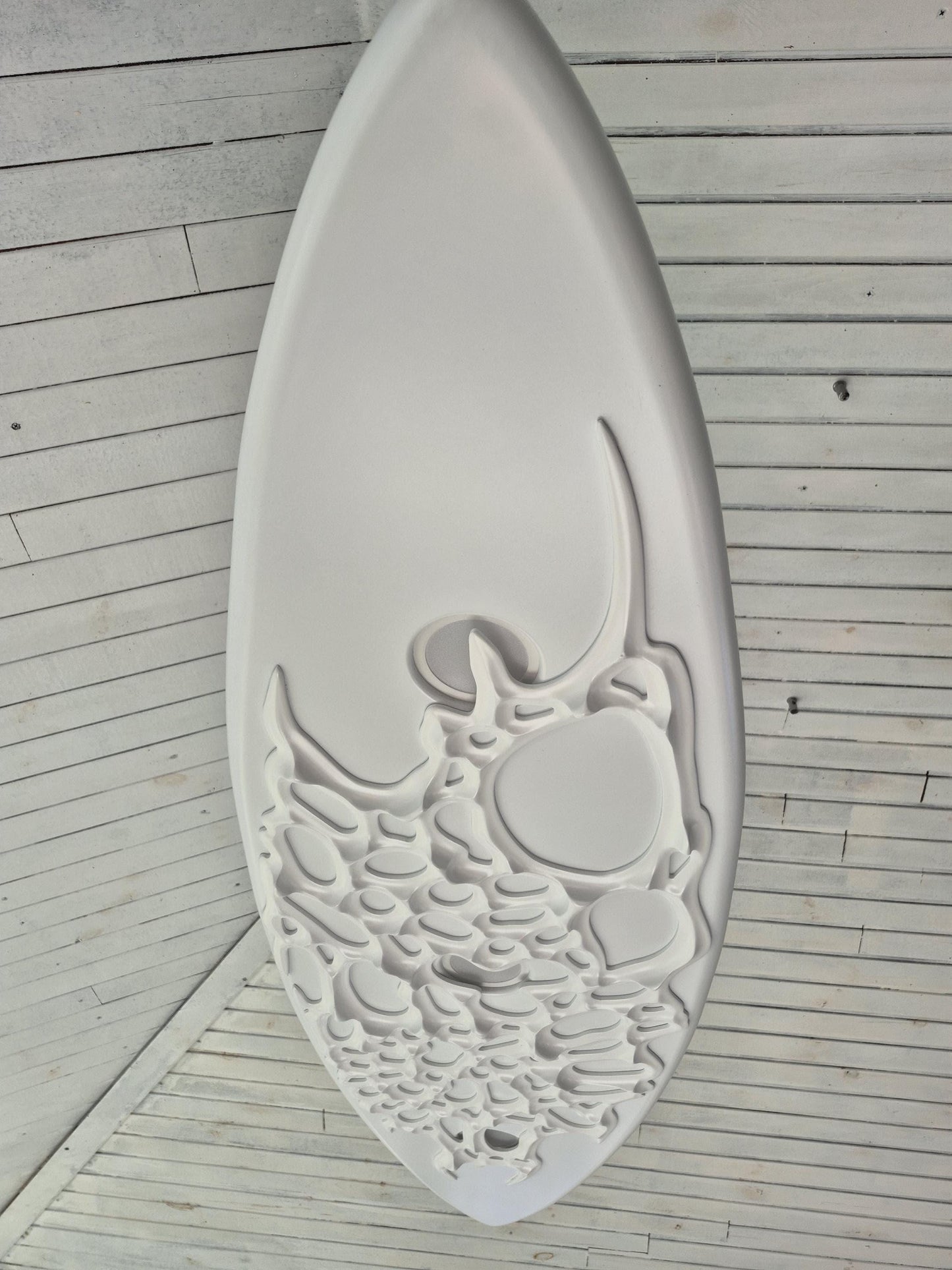 Surfboard Billiard Light – Coastal Game Room Ceiling Lamp