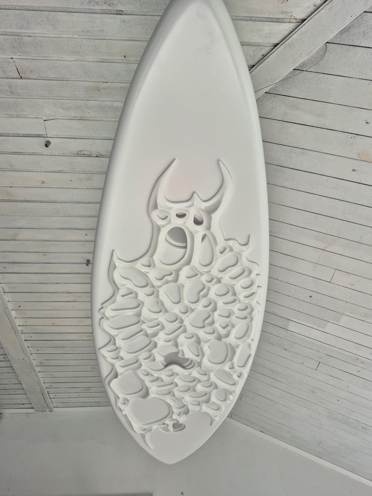 Surfboard Billiard Light – Coastal Game Room Ceiling Lamp