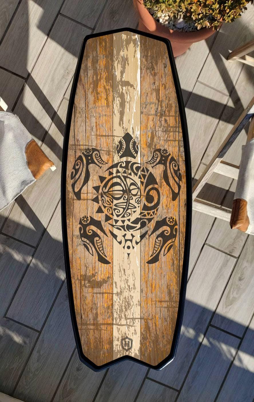 Turtle Surfboard Coffee Table – Vintage Coastal Charm