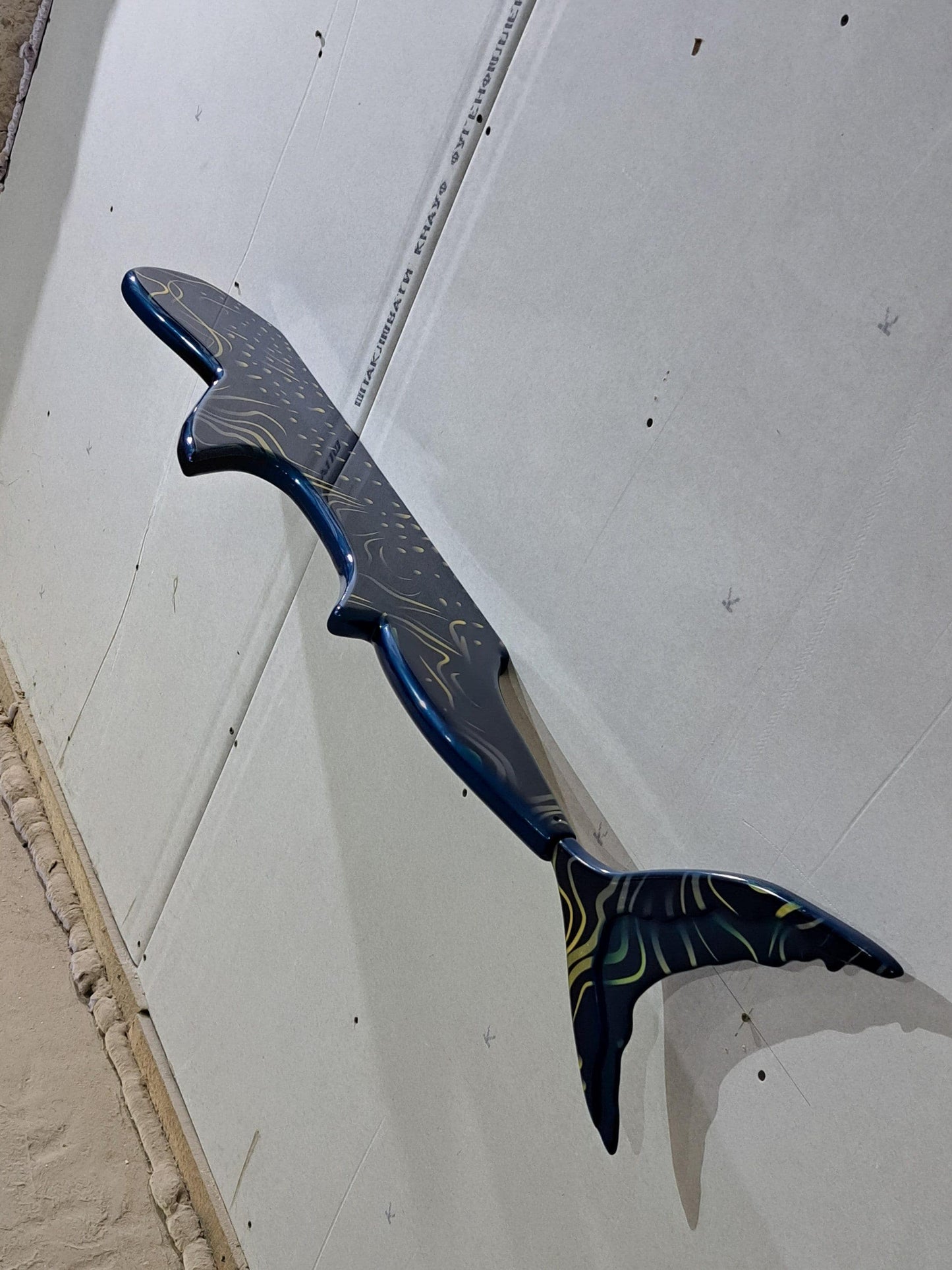 Shelf in the shape of a Whale shark for wall decoration