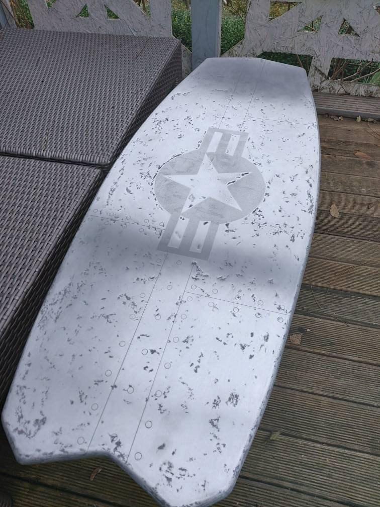 NAVY Surfboard Coffee Table – Industrial Ocean Design
