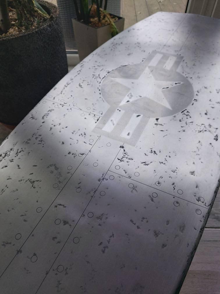 NAVY Surfboard Coffee Table – Industrial Ocean Design