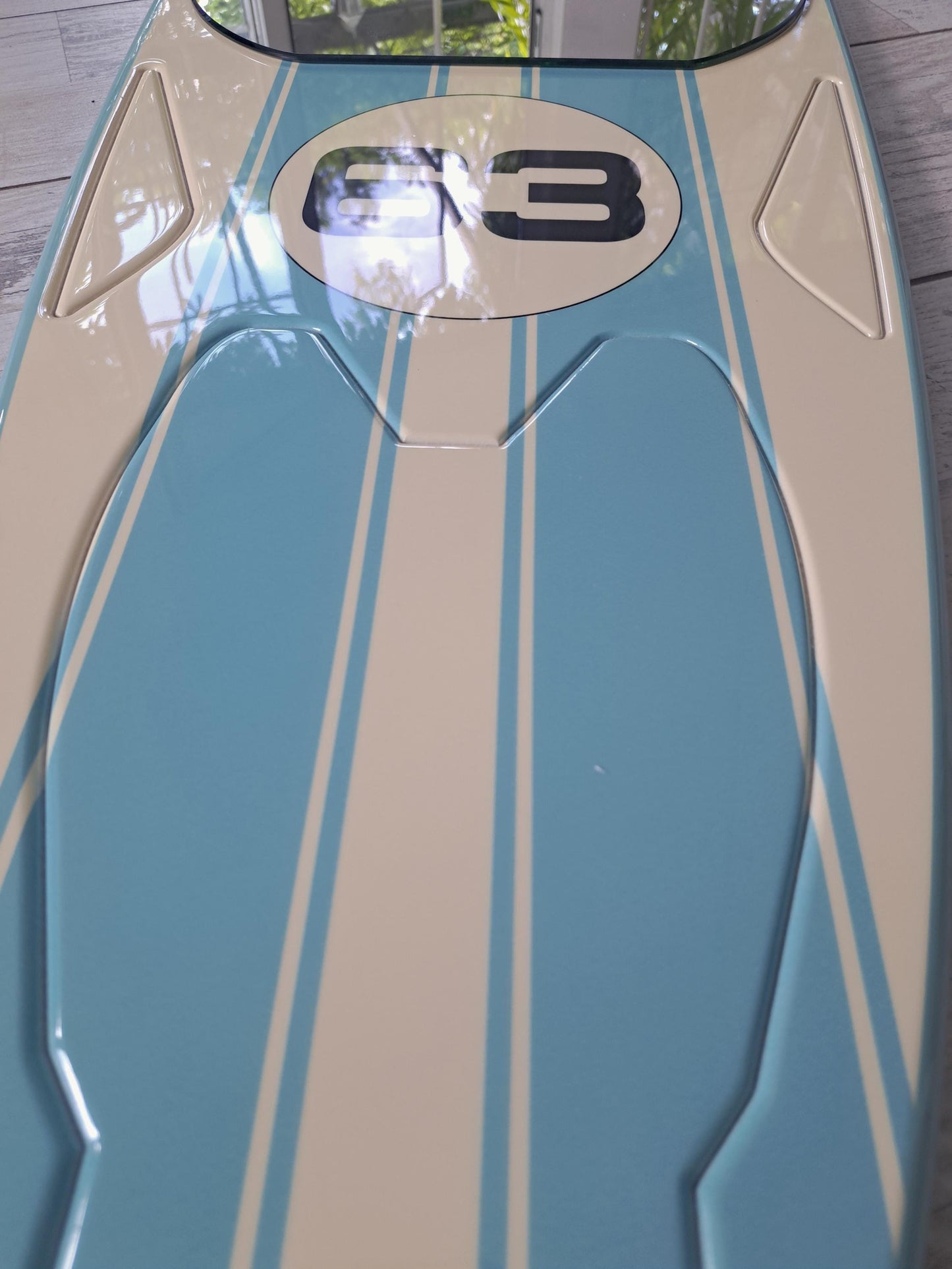 Surfboard Mirror: Race Car Design - Sporty Kids Room Decor