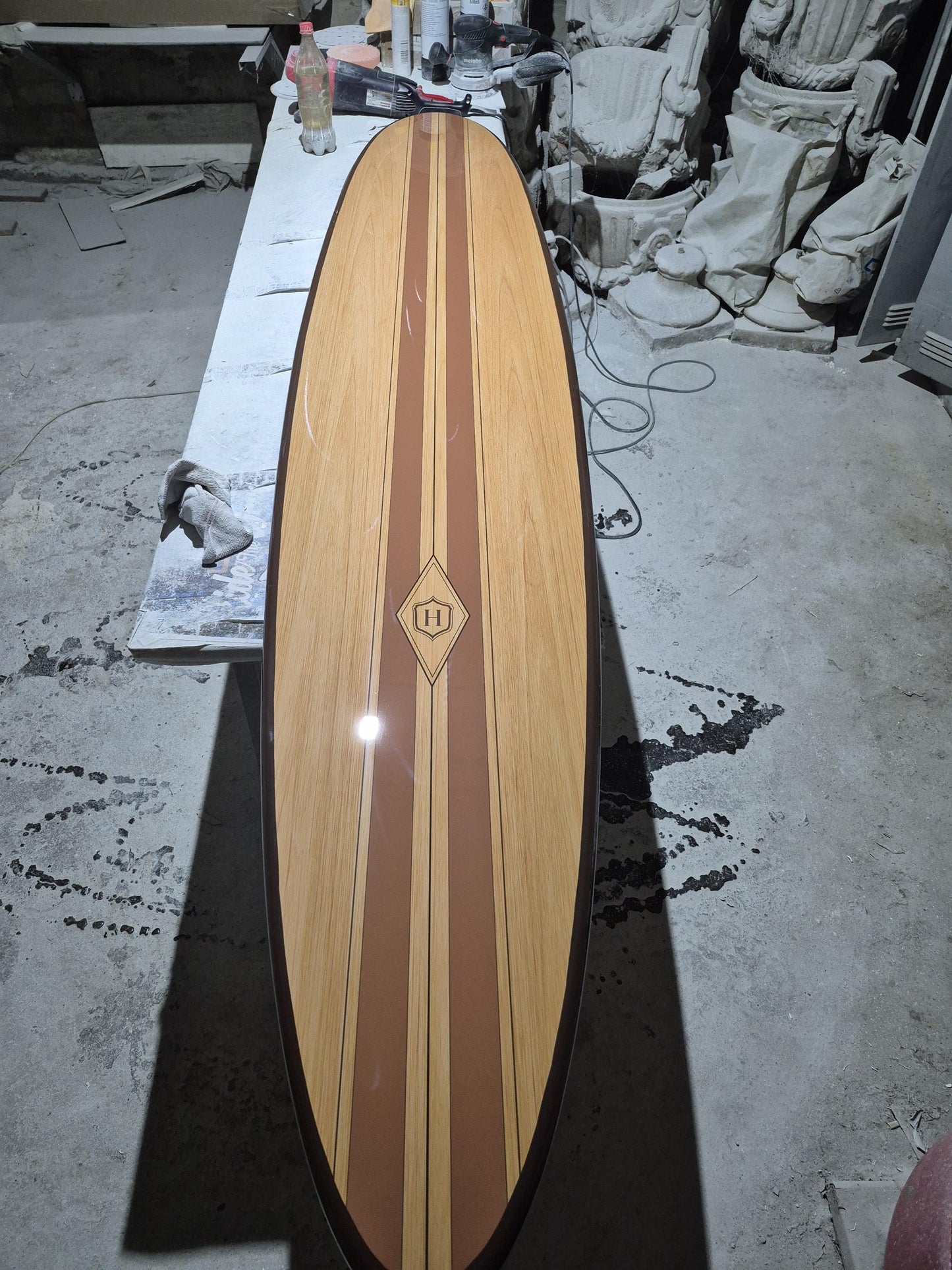 Surfboard wall Art, 1960s Style : Coastal Beach House Art