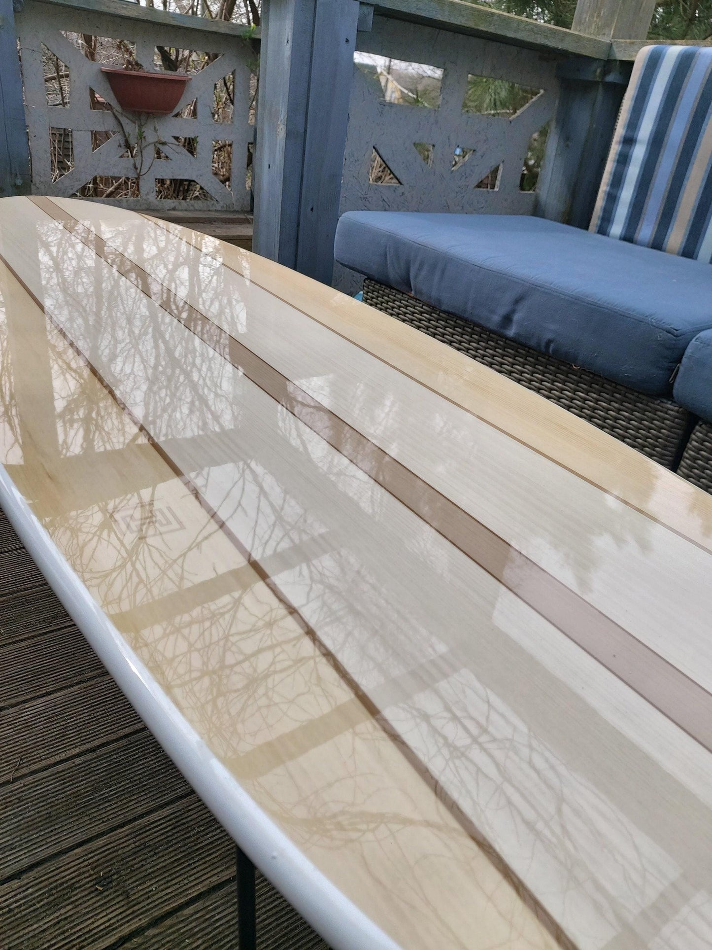 Surfboard Coffee Table: Beach Decor, Surfing Art