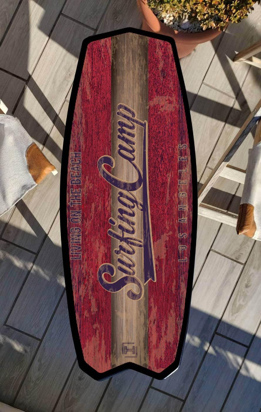 Surfboard Coffee Table: Beach Bar Decor, Surfing Camp Art