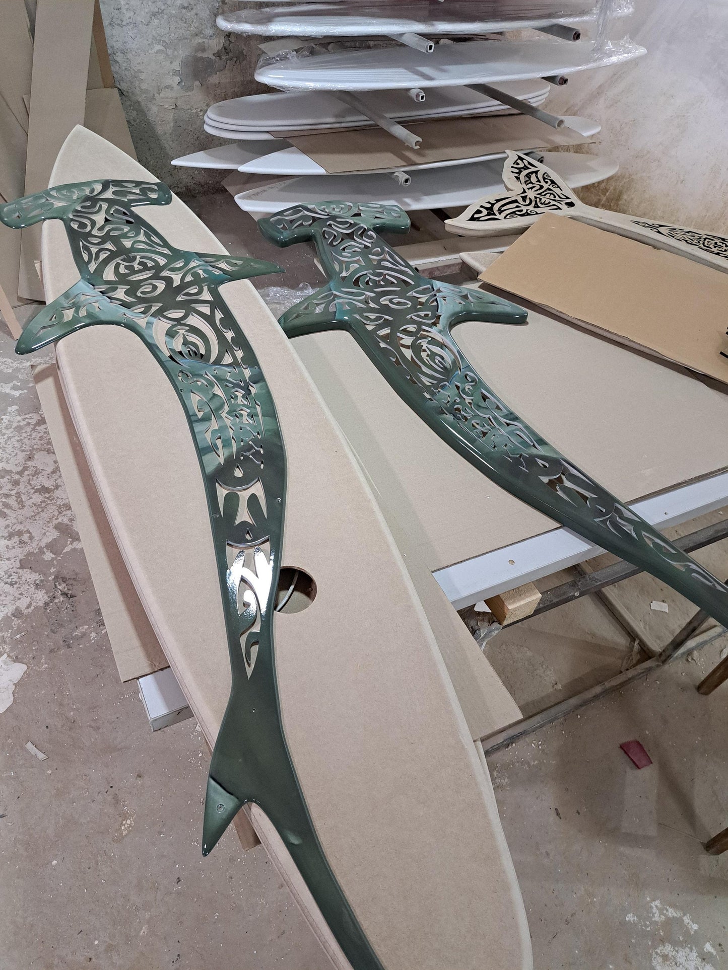 60 inch Hammerhead Shark LED Ceiling Light ( without the electrical part )