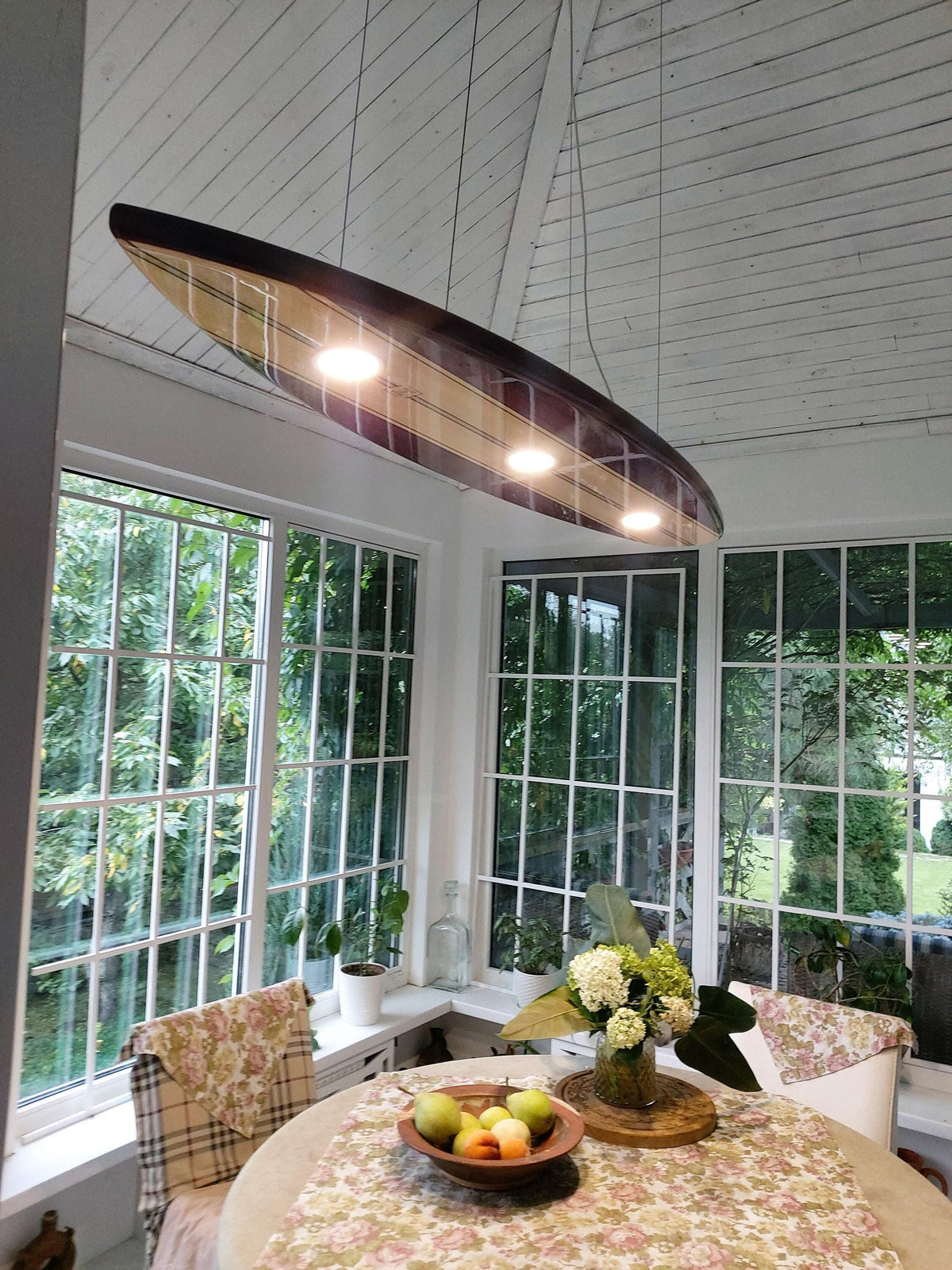 Surfboard Pool Table Light underside detail