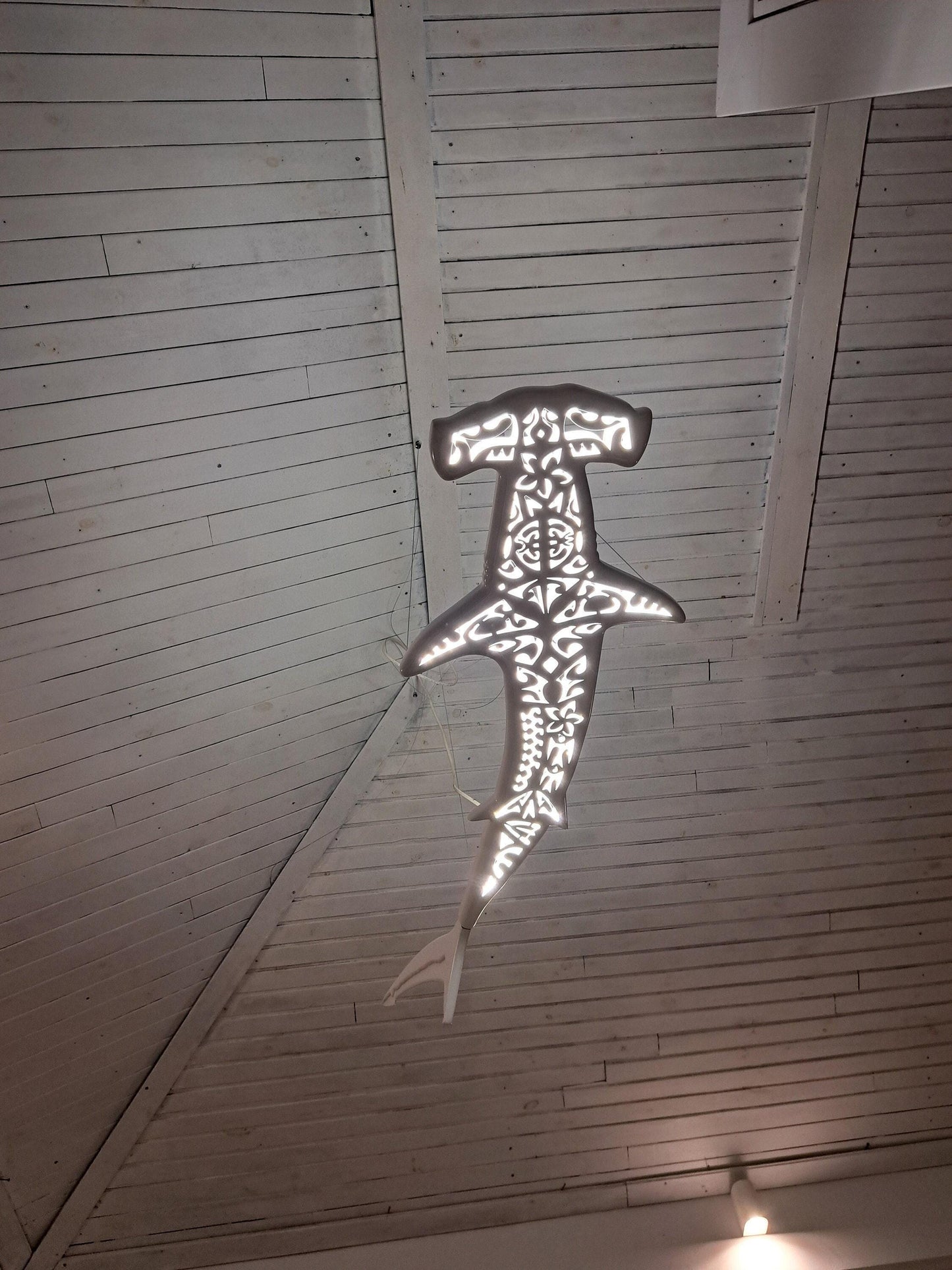 Hammerhead Shark LED Ceiling Light – Ocean Power in Motion