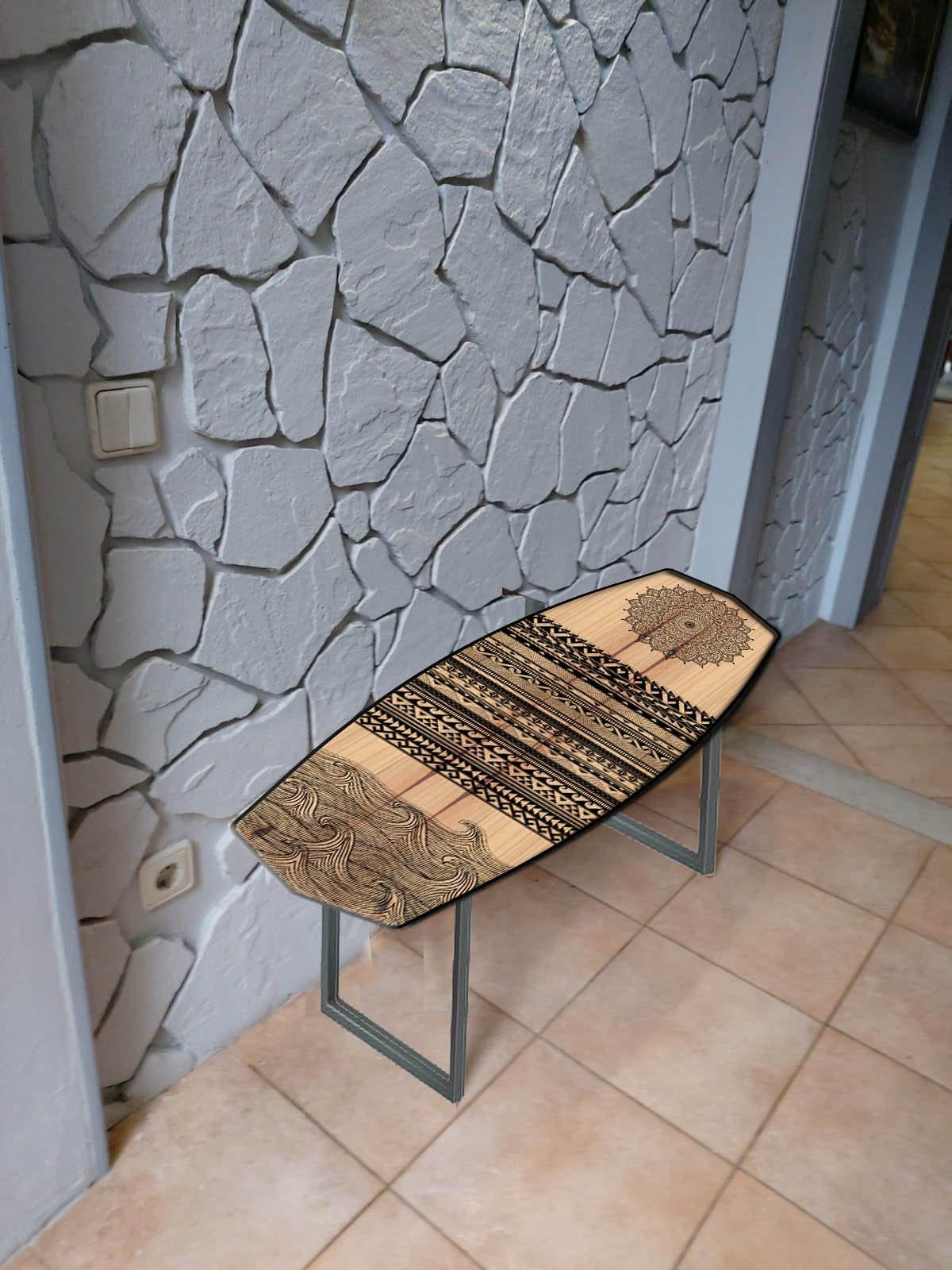Shark Surfboard Bench – Nautical Vintage Seating