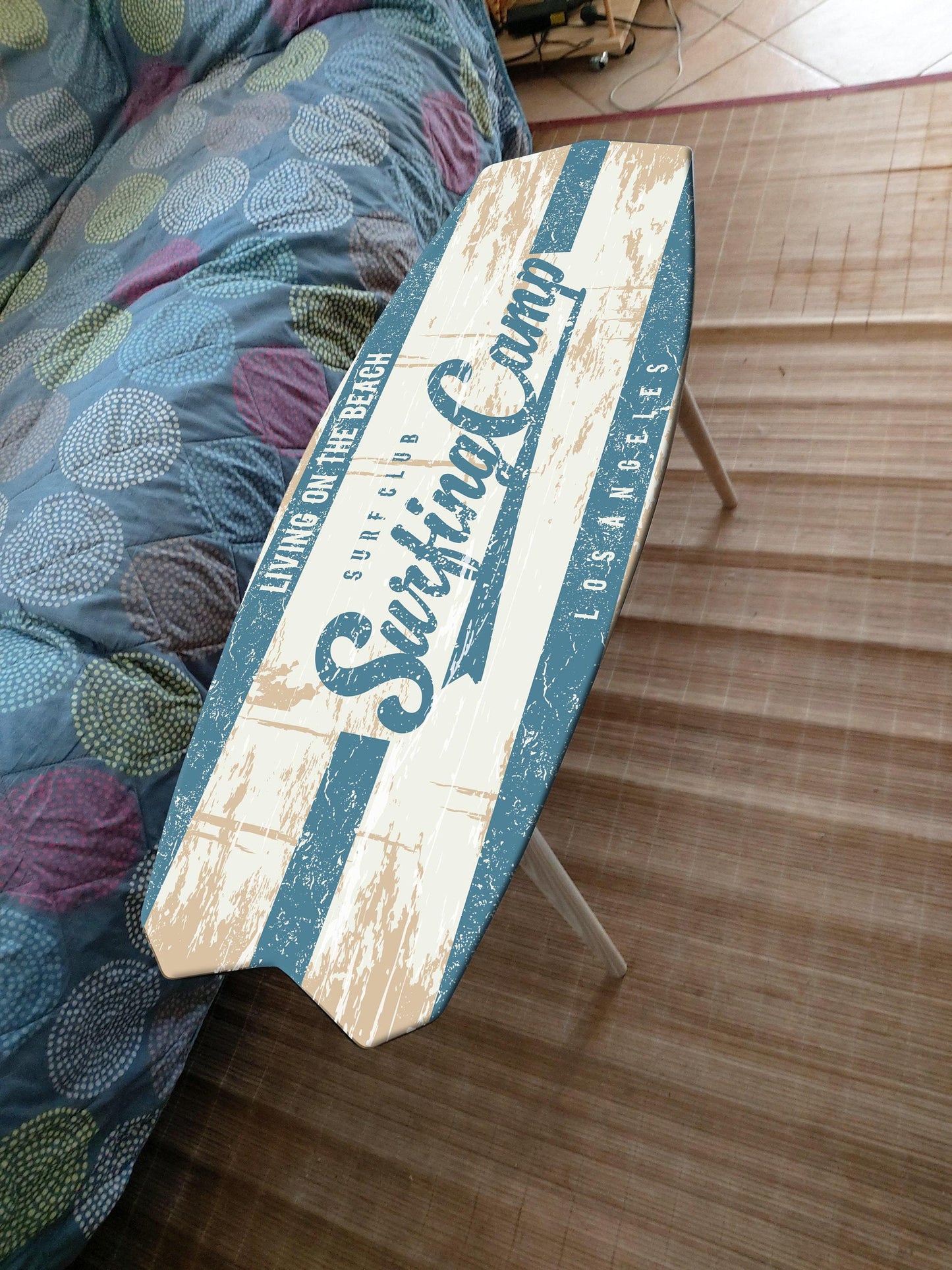 Surfboard Coffee Table: Beach Decor, Surfing Camp Art