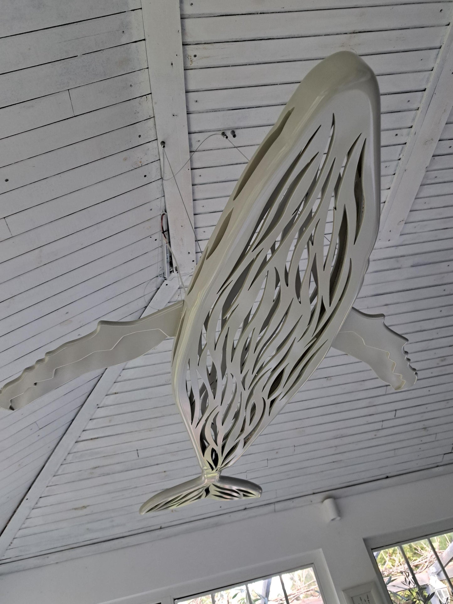 Whale LED Ceiling Chandelier – Sculptural Ocean Statement Light