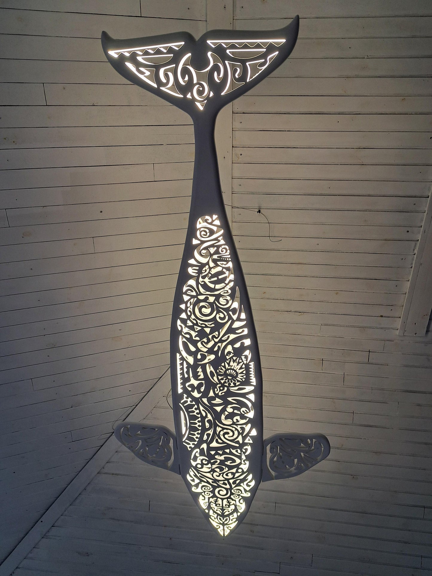 Orca Ceiling Light – Maori Ocean Spirit