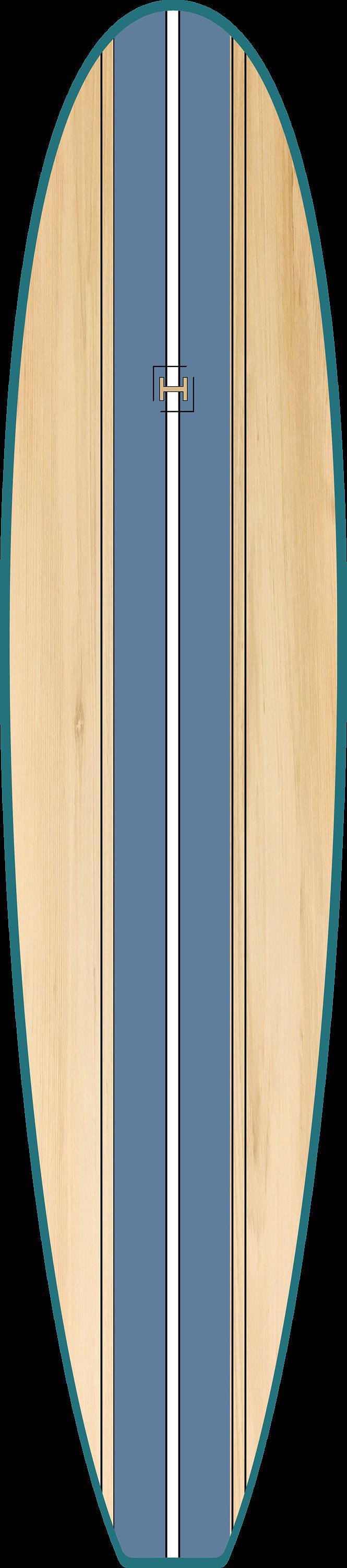 Wood Surfboard Wall Art: Tropical Beach Bar Decor, 40 Inch