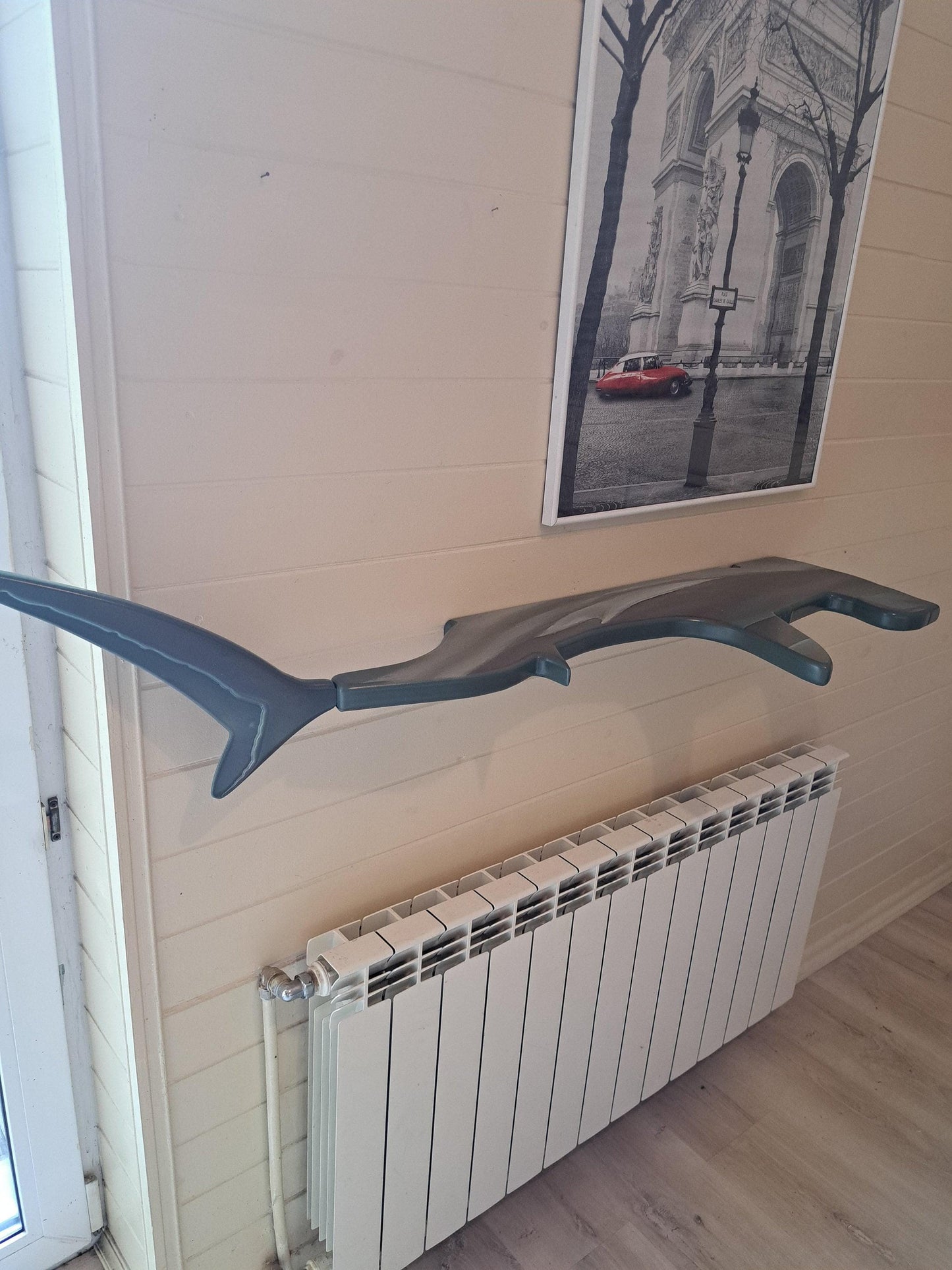 Shelf in the shape of a Whale shark for wall decoration