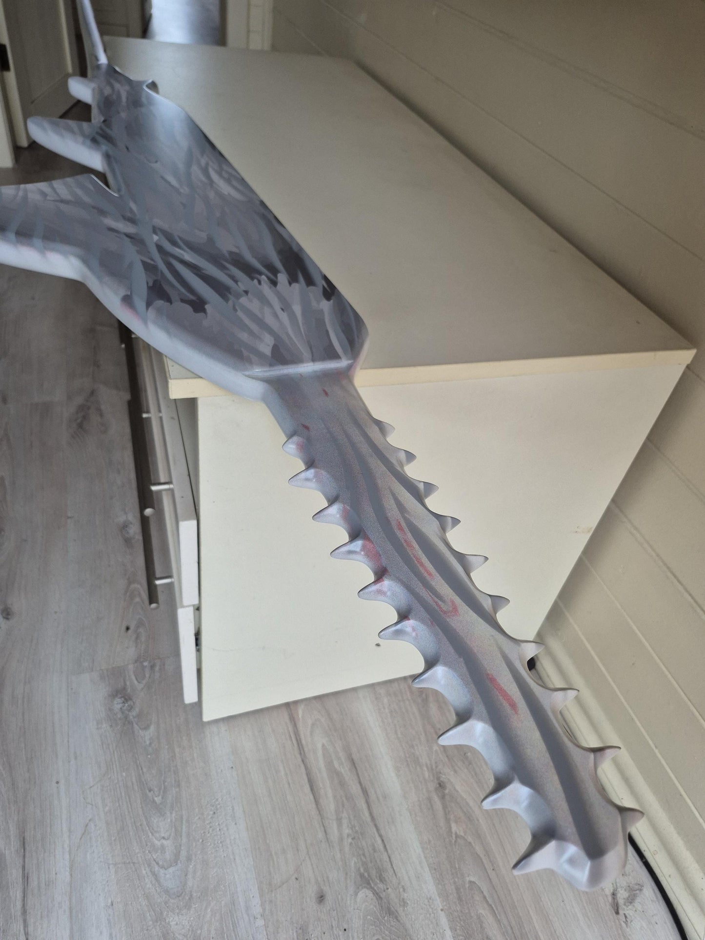 Sawfish Wall Shelf – Ocean-Inspired Decorative Wall Rack, Nautical Sea Life Decor