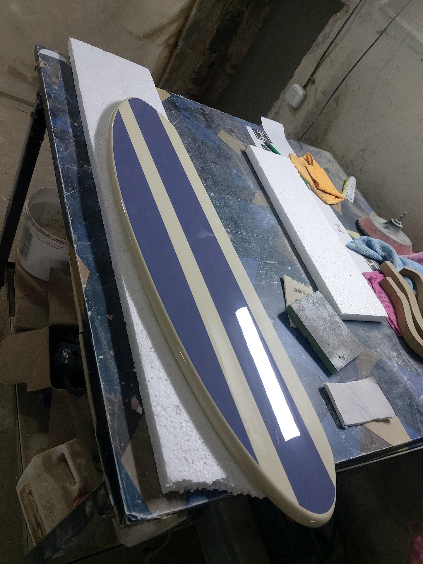 Surfboard Wall Shelves – Set of 2 Floating Shelves for Beach & Coastal Decor