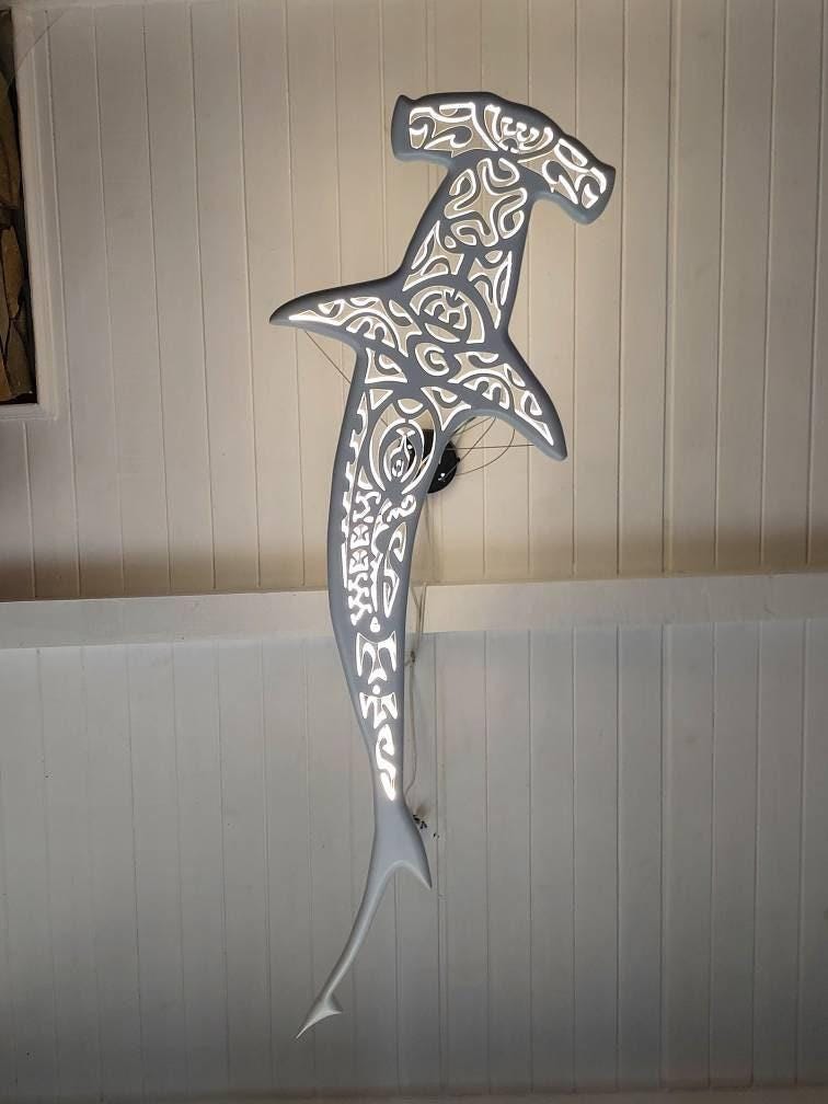 Shark hammer ceiling chandelier (Lecroy)
