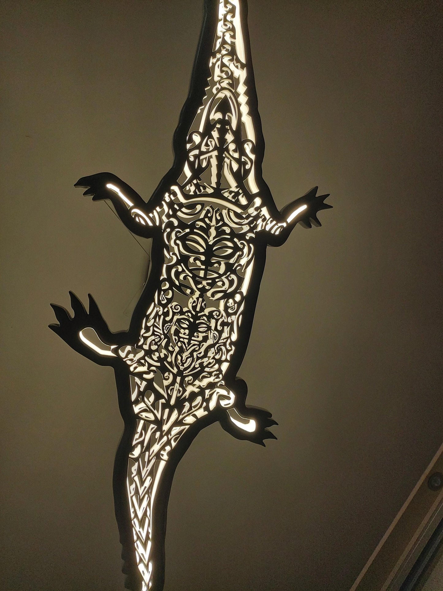 Crocodile LED Ceiling Light – Wild Spirit of the Tropics