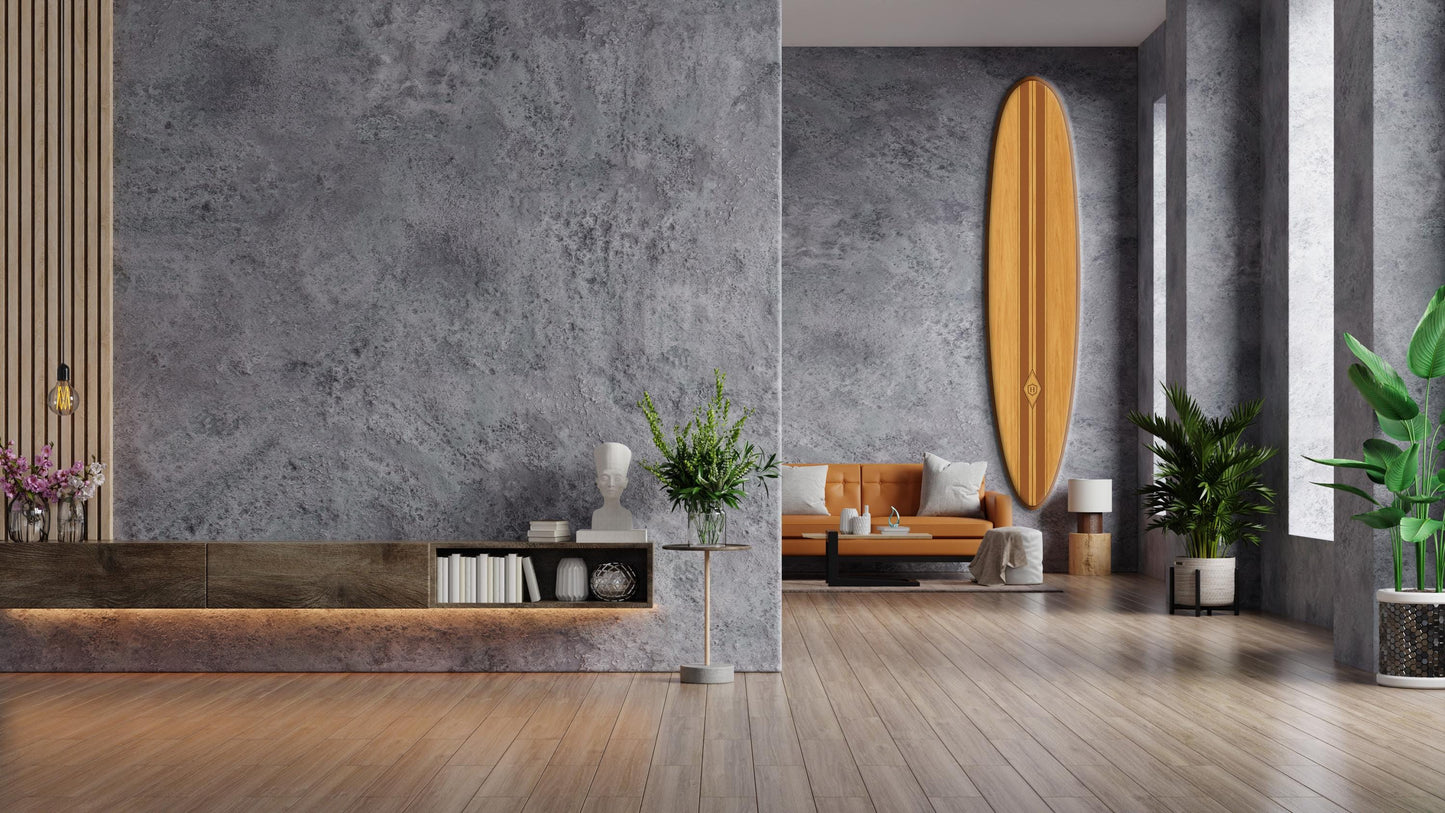 Surfboard wall Art, 1960s Style : Coastal Beach House Art