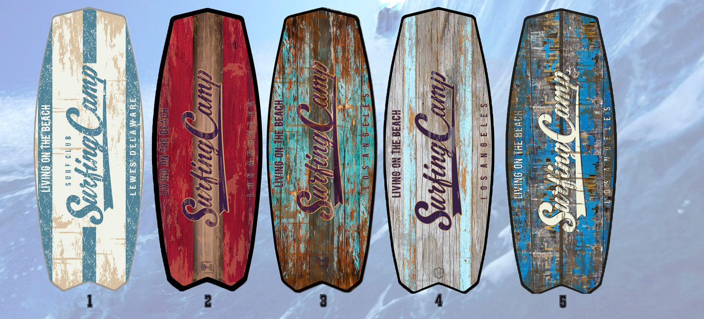 Surfboard Coffee Table: Beach Bar Decor, Surfing Camp Art