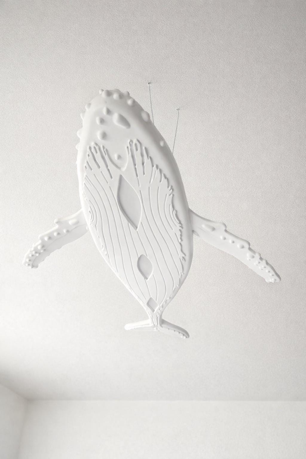 Whale Ceiling Light – Coastal Ocean Chandelier, Surf Style Lighting, Beach House Ceiling Lamp